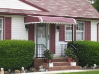 striped pattern aluminum awning carteret nj