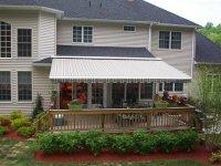 wall mounted patio awning