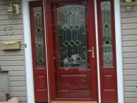 beige entry door